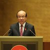 Chủ nhiệm Ủy ban Pháp luật và Tư pháp Phan Chí Hiếu trình bày báo cáo thẩm tra - Ảnh Đức Thanh. 
