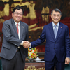 Thủ tướng Lê Minh Hưng tiếp Đại sứ Malaysia Tan Yang Thai - Ảnh: VGP/Nhật Bắc