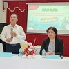 Ông Tào Tấn Tài - Phó Giám đốc Sở Công thương tỉnh Đồng Tháp phát biểu cung cấp thông tin tại buổi họp báo