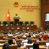 Quốc hội nghe Phó thủ tướng Hồ Quốc Dũng báo cáo tiếp thu, giải trình - Ảnh: QH. 