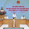 Thủ tướng Chính phủ Lê Minh Hưng chủ trì cuộc làm việc với Ngân hàng Nhà nước Việt Nam (NHNN) và hệ thống các tổ chức tín dụng - Ảnh: chinhphu.vn.