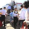 Quảng Trị đón chuyến bay đầu tiên từ tỉnh Khánh Hòa đến Cảng hàng không Đồng Hới 