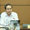 Chủ tịch Quốc hội Trần Thanh Mẫn phát biểu tại tổ - Ảnh: Quang Phúc. 