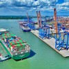 Một đoạn luồng hàng hải Vũng Tàu - Thị Vải.