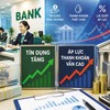 Trong nửa đầu năm, tín dụng tăng cao hơn huy động vốn, gây áp lực lên mặt bằng lãi suất