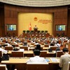 Phiên họp sáng 21/8 của Quốc hội.