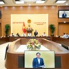 Phiên họp chiều 20/8 của Ủy ban Thường vụ Quốc hội. 