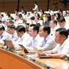Một phiên họp toàn thể của Quốc hội tại Kỳ họp không thường lệ.