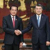 Thủ tướng Chính phủ Lê Minh Hưng đã tiếp đồng chí Vanhxay Phongsavanh - Ảnh: chinhphu.vn/Nhật Bắc