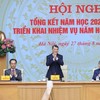 Thủ tướng Chính phủ Lê Minh Hưng chủ trì Hội nghị tổng kết năm học 2025-2026, triển khai nhiệm vụ năm học 2026-2027.