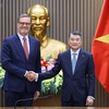 Thủ tướng Chính phủ Lê Minh Hưng tiếp Đại sứ Cộng hòa Pháp tại Việt Nam Olivier Brochet. Ảnh: chinhphu.vn/Nhật Bắc