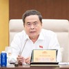 Chủ tịch Quốc hội Trần Thanh Mẫn phát biểu tại phiên họp - Ảnh: QH. 