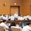 Bộ trưởng Bộ Tài chính Ngô Văn Tuấn báo cáo tại phiên họp - Ảnh: QH. 