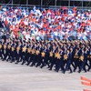 Khối Doanh nhân Việt Nam tại đại lễ A80 - những “người lính thời bình” trên mặt trận kinh tế (Ảnh: H.N)