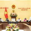 Phiên họp sáng 4/9 của Ủy ban Thường vụ Quốc hội. 