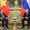 Ngày 10/5/2025 (giờ địa phương), tại Điện Kremlin, thủ đô Moskva, Tổng Bí thư Tô Lâm đã hội đàm với Tổng thống Vladimir Putin trong khuôn khổ chuyến thăm chính thức Liên bang Nga và tham dự Lễ kỷ niệm 80 năm Ngày Chiến thắng trong Chiến tranh Vệ quốc vĩ đại. (Ảnh: Thống Nhất/TTXVN)