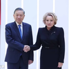 Tổng Bí thư, Chủ tịch nước Tô Lâm và Chủ tịch Hội đồng Liên bang Nga Valentina Matvienko - Ảnh: TTXVN
