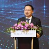 Thứ trưởng Bộ Tài chính Nguyễn Đức Chi phát biểu chỉ đạo tại Hội nghị. Ảnh: Mạnh Tuấn