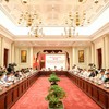 Toàn cảnh cuộc họp báo .