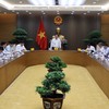 Phó Thủ tướng Thường trực Chính phủ Phạm Gia Túc phát biểu tại cuộc làm việc về rà soát các quy định về khoảng cách an toàn giữa các xe khi tham gia giao thông trên đường cao tốc - Ảnh: chinhphu.vn
