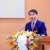 Phó Chủ tịch UBND TP. Hà Nội Nguyễn Xuân Lưu phát biểu khai mạc hội nghị.