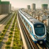 Phối cảnh tuyến metro Thủ Dầu Một - TP.HCM đoạn đi trên cao 