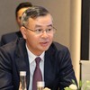 Bộ trưởng Bộ Tài chính Ngô Văn Tuấn tại buổi làm việc. Ảnh: Mạnh Tuấn