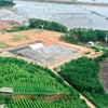 Dự án Nhà máy xử lý chất thải rắn sinh hoạt khu vực phía Bắc tỉnh nhằm giải quyết tình trạng quá tải tại Bãi chôn lấp chất thải rắn phường Bồng Sơn. Ảnh: Đức Thụy. 