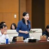 Chủ nhiệm Ủy ban Khoa học, công nghệ và môi trường Nguyễn Thanh Hải trình bày báo cáo thẩm tra - Ảnh: QH. 