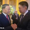 Tổng Bí thư, Chủ tịch nước Tô Lâm gặp Tổng thống Mông Cổ Ukhnaagiin Khürelsükh. (Ảnh: TTXVN)