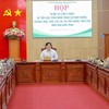Lãnh đạo UBND tỉnh Quảng Ngãi họp nghe và cho ý kiến về tiến độ, tình hình tháo gỡ khó khăn, vướng mắc cho các dự án tồn đọng, kéo dài trên địa bàn tỉnh.