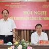 Trưởng ban Tuyên giáo Thành ủy Hà Nội Nguyễn Doãn Toản phát biểu tại hội nghị.
