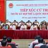 Thủ tướng Lê Minh Hưng cùng đoàn đại biểu Quốc hội thành phố Hải Phòng tiếp xúc cử tri trước kỳ họp thứ 2, Quốc hội khóa XVI - Ảnh: chinhphu.vn