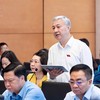 Đại biểu Trần Văn Lâm (Bắc Ninh) phát biểu tại Hội nghị. Ảnh: Q.H 