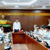 Bí thư Thành uỷ Đà Nẵng, ông Lê Ngọc Quang chủ trì làm việc về tình hình triển khai các dự án trọng điểm.