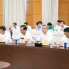 Phiên họp sáng 30/9 của Ủy ban Thường vụ Quốc hội - Ảnh: QH. 