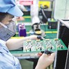 Điện tử, máy tính, linh kiện vẫn là ngành hàng đóng vai trò quan trọng trong tăng trưởng thương mại. Ảnh: Đức Thanh