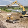 Cao tốc Bến Lức - Long Thành đang dần hoàn thiện, mở thêm trục kết nối Tây Ninh với TP.HCM, Đồng Nai và các đầu mối logistics phía Nam (Ảnh: Lê Toàn) 