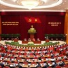 Phiên Khai mạc Hội nghị lần thứ tư Ban Chấp hành Trung ương Đảng khóa XIV. (Ảnh: Phương Hoa/TTXVN)