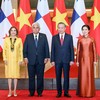 [Ảnh] Tổng Bí thư, Chủ tịch nước Tô Lâm và Phu nhân đón Tổng thống Panama và Phu nhân 