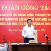 Phó Thủ tướng Nguyễn Văn Thắng phát biểu chỉ đạo tại cuộc làm việc - Ảnh: chinhphu.vn