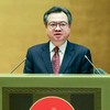 Đồng chí Nguyễn Thanh Nghị, Ủy viên Bộ Chính trị, Bí thư Trung ương Đảng, Trưởng Ban Chính sách, chiến lược Trung ương, truyền đạt chuyên đề về Quy định số 224-QĐ/TW ngày 14/10/2026 của Ban Chấp hành Trung ương Đảng khóa XIV về đảng viên tham gia hoạt động đầu tư, kinh doanh. Ảnh: Đức Thanh.