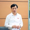 Trưởng Ban Tổ chức Trung ương Nguyễn Duy Ngọc phát biểu tại tổ - Ảnh: QH.