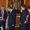 Nhà Vua Frederik X trao tặng Tổng Bí thư, Chủ tịch nước Tô Lâm Huân chương Voi (Order of the Elephant) - huân chương cao quý nhất của Vương quốc Đan Mạch. (Ảnh: Thống Nhất/TTXVN)