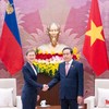 Chủ tịch Quốc hội Trần Thanh Mẫn hội kiến với Thủ tướng Liechtenstein.