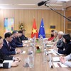 Tổng Bí thư, Chủ tịch nước Tô Lâm gặp hẹp Chủ tịch Hội đồng châu Âu Antonio Costa trước hội đàm. (Ảnh: Thống Nhất/TTXVN)
