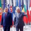Lễ đón Tổng Bí thư, Chủ tịch nước Tô Lâm thăm chính thức Liên minh châu Âu 