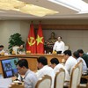 Phó Thủ tướng Thường trực Chính phủ Phạm Gia Túc chủ trì cuộc làm việc về tình hình triển khai các công trình, dự án phục vụ Hội nghị cấp cao APEC 2027 - Ảnh: chinhphu.vn