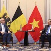 Tổng Bí thư, Chủ tịch nước Tô Lâm tiếp Bộ trưởng, Thủ hiến vùng Flanders Matthias Diependaele. (Ảnh: Thống Nhất/TTXVN)