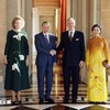 Tổng Bí thư, Chủ tịch nước Tô Lâm và Phu nhân Ngô Phương Ly hội kiến Nhà Vua Bỉ Philippe và Hoàng hậu Mathilde. (Ảnh: Thống Nhất/TTXVN)